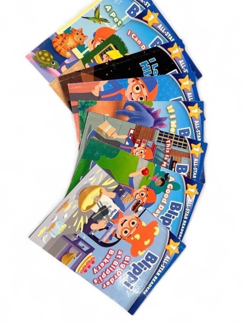 Kids Blue Illustrated Character Bottoms - Brand: